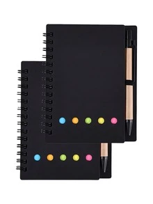 Cuaderno personalizado + Juego de bolígrafo, Juego de cuaderno y bolígrafo, Regalo para nuevo trabajo o maestro, Suministros de oficina, Regalo de papelería, Cuaderno de viaje, Para la familia - Juego de cuaderno y bolígrafo multicolor - Ver 25