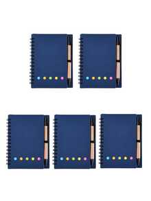 Cuaderno personalizado + Juego de bolígrafo, Juego de cuaderno y bolígrafo, Regalo para nuevo trabajo o maestro, Suministros de oficina, Regalo de papelería, Cuaderno de viaje, Para la familia - Juego de cuaderno y bolígrafo multicolor - Ver 24
