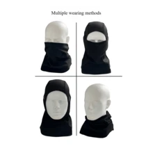 1 pièce Ensemble de 2 pièces de couvre-chef d'hiver chaud pour hommes et femmes pour le cyclisme et le ski, bonnet en polaire, protection du visage pour l'extérieur, matériau doux et confortable, tissu à haute élasticité, cagoule, cadeau essentiel pour les sports de plein air, le ski et le cyclisme - Multicolore - Voir 7