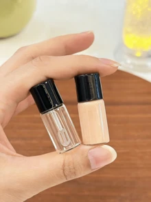 Mini Glass Travel Bottles For Liquid Foundation & Concealer, 4ml/0.13oz - Portable Cosmetic Containers With Twist-Top Caps, Fragrance-Free, Ideal For Makeup Samples & Toiletries Toiletry Bag Wash Bag Toiletry Travel Bag Makeup Storage Beach Beach Bag Vacation Holiday Essentials School Supplies Travel Essentials Ladies For College Dorm Bathroom Camping Accessories Perfume For Women Perfume For Men Perfume - Multicolor - View 10