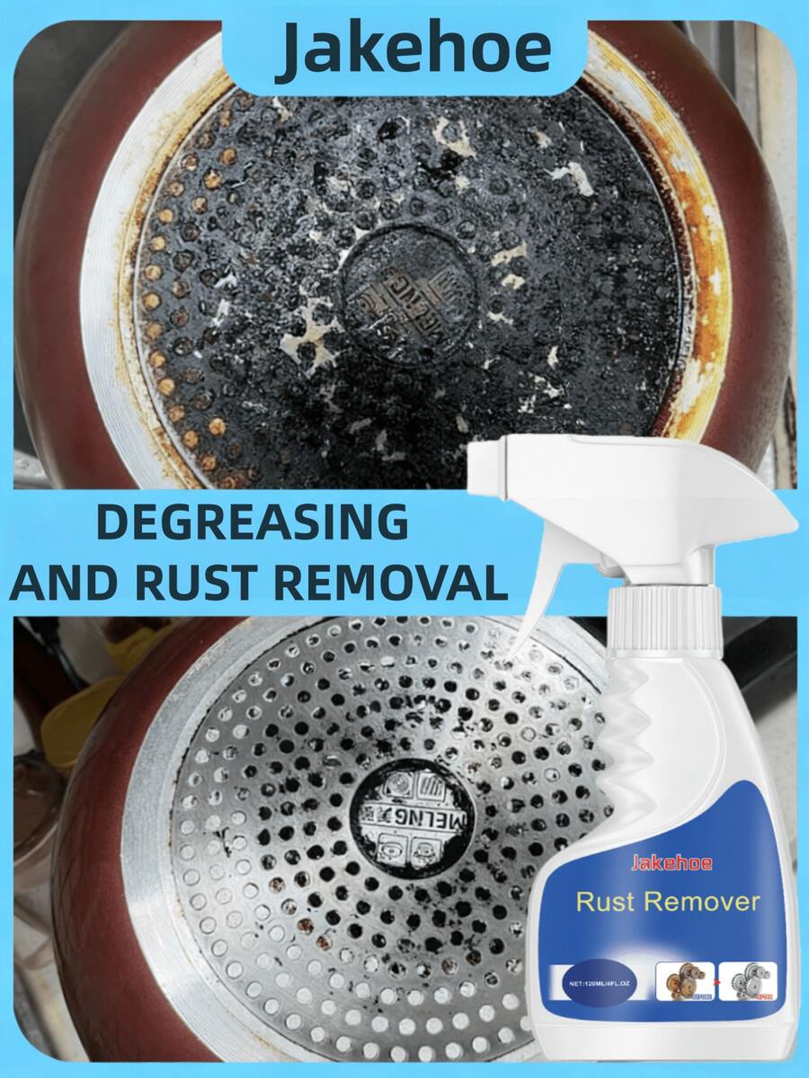 jakehoe 金属除锈剂，适用于燃气灶、墙壁、厨房油烟机、家居和汽车清洁，可去除油漆表面和轮胎上的锈迹，并可进行除锈和表面翻新维护，可作为圣诞礼物赠送给家人和朋友，新旧型号随机发货。 - 彩色 - 查看 1