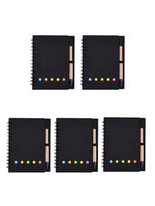 Cuaderno personalizado + Juego de bolígrafo, Juego de cuaderno y bolígrafo, Regalo para nuevo trabajo o maestro, Suministros de oficina, Regalo de papelería, Cuaderno de viaje, Para la familia - Juego de cuaderno y bolígrafo multicolor - Ver 29