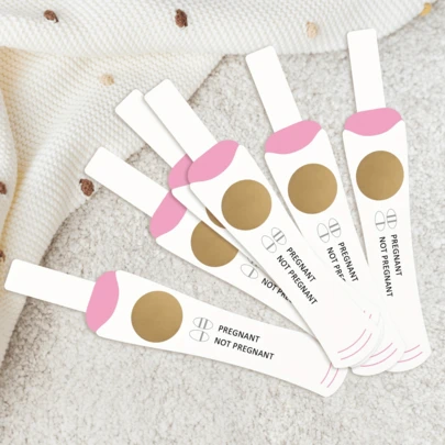 38 Pcs, Funny Scratch Off Game Cards, Pregnancy Test Shaped Lottery Tickets For Parties, Mom-To-Be Shower Activity Props, Gender Reveal Celebration Supplies, Gathering Novelty Gag Cards