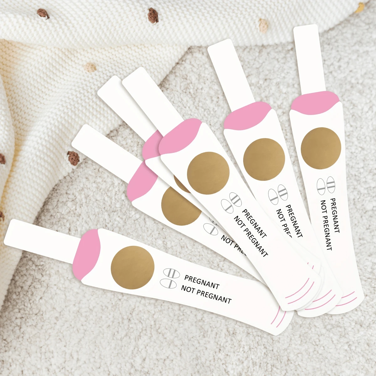 38 Pcs, Funny Scratch Off Game Cards, Pregnancy Test Shaped Lottery Tickets For Parties, Mom-To-Be Shower Activity Props, Gender Reveal Celebration Supplies, Gathering Novelty Gag Cards - Multicolor - View 1