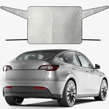 汽车后窗防雪罩，防雪防冰挡风玻璃保护罩，防水挡风玻璃雪罩，冬季汽车必备配件（140厘米*80厘米） - 特斯拉專用 - 查看 18