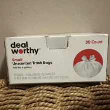 ☀️80 Count - Glad ForceFlex MaxStrength Tall Kitchen Drawstring Trash Bags, 13 Gallon Size Fits Standard Kitchen Trash Cans,  Securing (No Spills Or Odors)/Small Flap Tie Trash Bags - 4gal - 30ct-Kitchen | Kitchen Organization And Storage | Kitchen Accessories | Plastic Bags | Bolsas De Plástico | Home Essentials | Home Decor | Kitchen Decor | Bathroom Decor And Accessories | Trash Bags | Bathroom | Bag | Bolsas De Basura - 彩色 - 查看 7