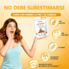 MVPCARE  6000mg Cápsulas De Aceite De Semilla De Calabaza,fórmula 2-en-1 Con Saw Palmetto Para El Crecimiento Del Cabello & Salud Del Cabellu Prensado En Frío,rico En Ácidos Grasos 150cápsulas - Otros - Ver 8