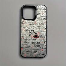 Funda de Teléfono Damon de  para iPhone 16,15,14,13,12 Pro Max,X,XR,XS Max,8 Plus - Cubierta Trasera Mate a Prueba de Golpes - Mezcla de colores - Ver 1