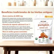 MVPCARE  6000mg Cápsulas De Aceite De Semilla De Calabaza,fórmula 2-en-1 Con Saw Palmetto Para El Crecimiento Del Cabello & Salud Del Cabellu Prensado En Frío,rico En Ácidos Grasos 150cápsulas - Otros - Ver 4