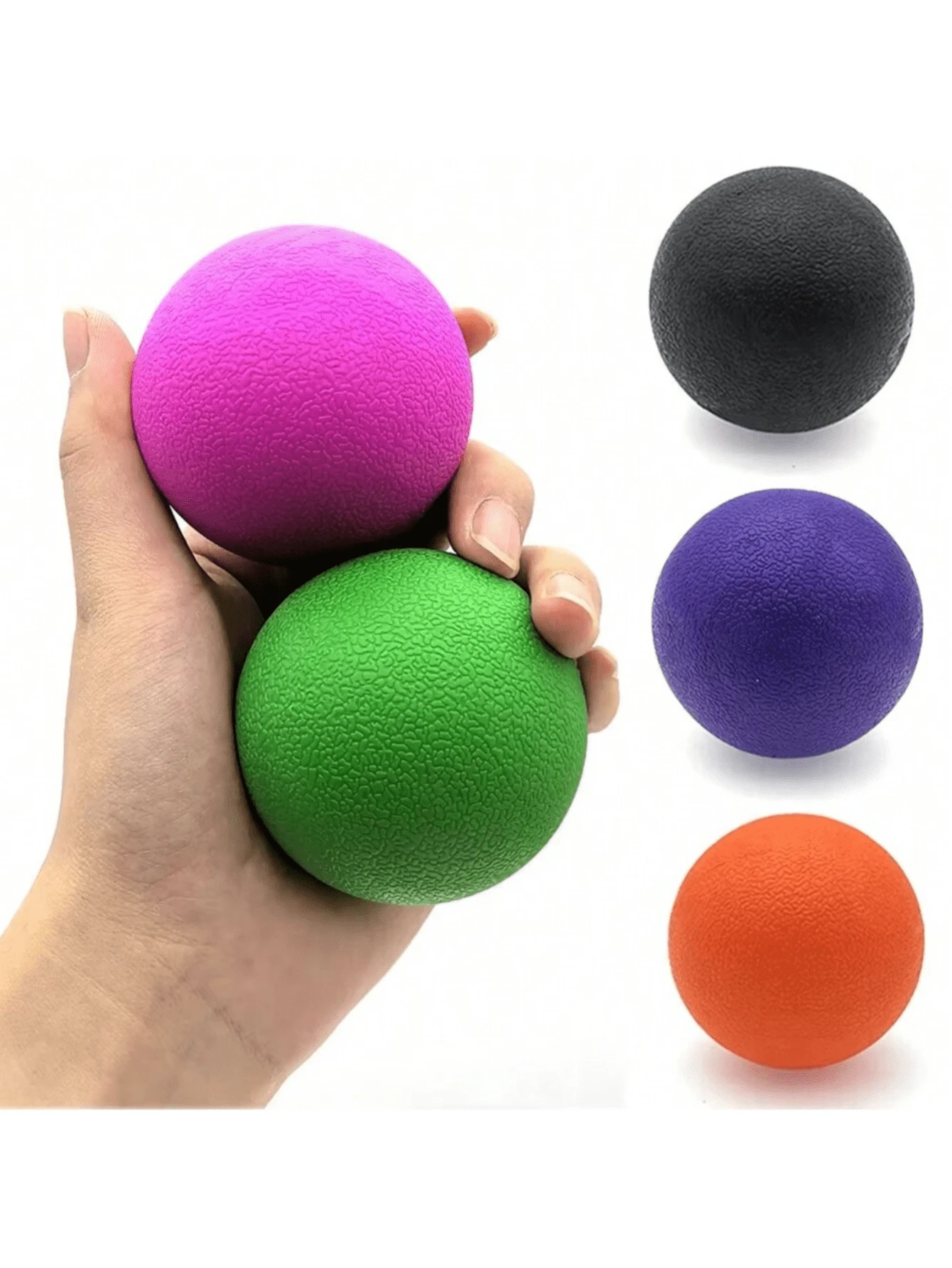 筋膜球按摩棒。这款小球适用于核心力量训练、健身瑜伽和产后康复，性能稳定，也可用于日常休闲瑜伽。 - 彩色 - 查看 1