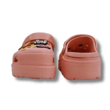 Women Clogs - 粉色 - 查看 4