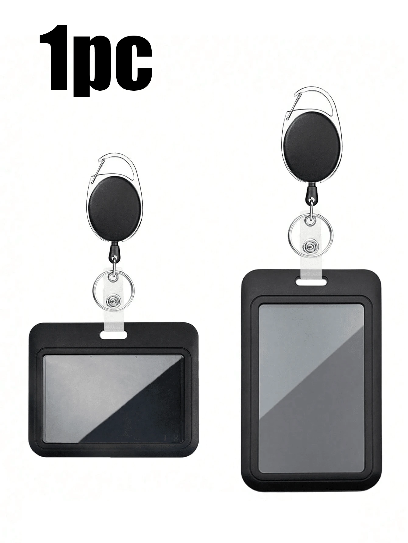 Ví đựng thẻ ID bằng chất liệu PP cứng cáp - Chống thấm nước và chống mài mòn, có kẹp và móc rút, thích hợp cho thẻ nhân viên, thẻ giao thông công cộng | Áp dụng cho thẻ y tế, thẻ an sinh xã hội và các loại thẻ ID khác | Thích hợp cho sử dụng hàng ngày, văn phòng và các hoạt động ngoài trời - Nhiều màu - Xem 1