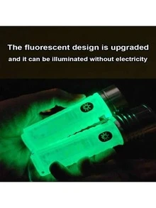 1 件 Type-C 可充电多功能磁性笔筒户外露营徒步应急紫光 LED 荧光手电筒，3 种选择，露营配件 - 白色 - 查看 8