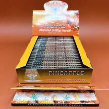 每盒25张，特大号调味卷烟纸，15种口味可选，110毫米长，带图案，吸烟配件卷烟纸，必备吸烟配件卷烟纸