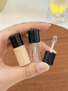 Mini Glass Travel Bottles For Liquid Foundation & Concealer, 4ml/0.13oz - Portable Cosmetic Containers With Twist-Top Caps, Fragrance-Free, Ideal For Makeup Samples & Toiletries Toiletry Bag Wash Bag Toiletry Travel Bag Makeup Storage Beach Beach Bag Vacation Holiday Essentials School Supplies Travel Essentials Ladies For College Dorm Bathroom Camping Accessories Perfume For Women Perfume For Men Perfume - Multicolor - View 2