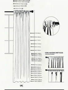 2pcs Vintage French Bohemian Lace Semi-Sheer Voile Curtains, Polyester Fiber, With Rod Pocket Decorative Curtains, Suitable For Bedroom, Living Room, Home Decor, Room Decoration - White - View 3