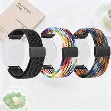 3Pcs Nylon Elastic Stretchy Magnetic Clasp Compatible With Samsung Galaxy Watch7 6 5 4/Active2/6 Classic/4 Classic Band,18/20/22mm Sport Briaded Loop Compatible With Huawei Watch GT, Amazfit GTS, Polar Unite / Grit X/Vantage V3 M2, Garmin Watch,Breathable Fashion Nylon Watch Band Compatible With Apple Watch Band 38mm 40mm 41mm 42mm 44mm 45mm 46mm 49mm For Woman Man,Compatible With Apple Watch Ultra3/2/1 Series11 10 9 8 7 6 5 4 3 2 1 SE