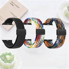 3条尼龙弹力磁扣表带，兼容三星Galaxy Watch7/6/5/4/Active2/6 Classic/4 Classic；18/20/22mm运动编织表带，兼容华为Watch GT、Amazfit GTS、Polar Unite/Grit X/Vantage V3 M2、Garmin Watch；透气时尚尼龙表带，兼容 38mm/40mm/41mm/42mm/44mm/45mm/46mm/49mm（男女通用）；兼容 Ultra 3/2/1 Series 11/10/9/8/7/6/5/4/3/2/1 SE - for  38/40/41/42mm(series11 10) - 查看 21