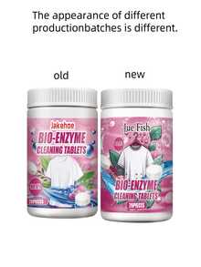 jakehoe 泡腾洗衣片，适用于家居清洁和整理。本产品采用特殊盐分，有效去除污渍并留下怡人香味。是馈赠亲朋好友的绝佳节日或新年礼物。（新旧版本随机发货。） - 彩色 - 查看 5