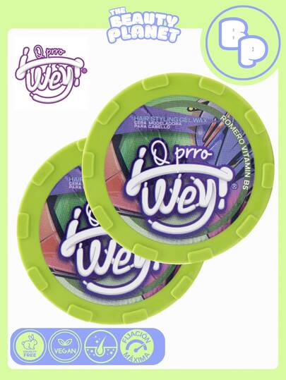 Q Perro Wey 2 Ceras Gel Profesionales Para Peinar Pomadas Base Agua Con Vitamina B5 150g Cada Una Estilizado Masculino Para El Cabello Peinado De Los Hombres