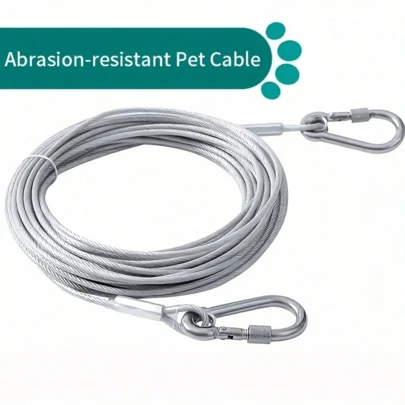 1 st plastbelagd galvaniserad ståltrådstvättlina, multifunktionell ståltrådslina, lätt att bära, lämplig för inomhus- och utomhusbruk, snabbtorkande av kläder och sängkläder, platsbesparande, lämplig för sovsalar, badrum, balkonger och andra tillfällen, justerbar och stabil, bekväm för förvaring i hemmet, praktisk presentval till Halloween, Thanksgiving, jul och utomhusäventyr.