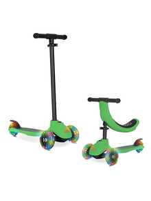 Scooter Kriddo - Patinete De Triciclo Para Niños 5 En 1 - Verde - Ver 6