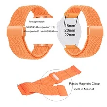 3Pcs Nylon Elastic Stretchy Magnetic Clasp Compatible With Samsung Galaxy Watch7 6 5 4/Active2/6 Classic/4 Classic Band,18/20/22mm Sport Briaded Loop Compatible With Huawei Watch GT, Amazfit GTS, Polar Unite / Grit X/Vantage V3 M2, Garmin Watch,Breathable Fashion Nylon Watch Band Compatible With Apple Watch Band 38mm 40mm 41mm 42mm 44mm 45mm 46mm 49mm For Woman Man,Compatible With Apple Watch Ultra3/2/1 Series11 10 9 8 7 6 5 4 3 2 1 SE