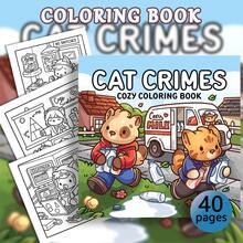 全新《猫咪犯罪记》42页涂色书，猫咪爱好者和艺术家的福音！书中描绘了可爱又贴近生活的猫咪瞬间，是成人减压玩具、儿童益智玩具、亲子互动活动，也是一本可以培养思维能力的DIY涂色书。本书适合作为文具和学习用品，是送给女孩、新人、母亲节的完美礼物。 - Cat Crimes - 查看 7