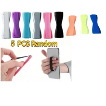 2/5 Peças Alça de Aperto de Telefone de Uma Mão, Suporte de Anel de Dedo Portátil para Telefone, Alça de Aperto de Telefone, Suporte de Aperto de Telefone, Portátil