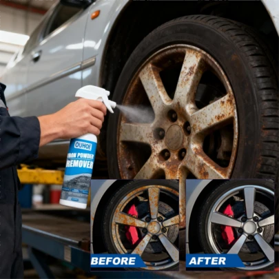 Spray de eliminación de óxido en polvo de hierro para coche, antioxidante y eliminador de óxido, suministros para coche, descontaminación y eliminación de óxido, productos de limpieza