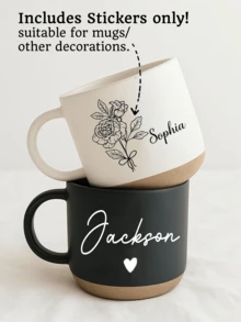 Personalized Name Coffee Mug & Birthday Flower, Christmas Gift, Christmas Decoration, Thanksgiving Gift, New Year Gift, Gift For Her, 11oz Mug, Personalized Mug, Gift For Best Friend, Fun Friendship Gift, Sister Name Mug, Easy To Clean, Suitable For Youth Festival, Housewarming, School, Home, Office, Customized, Personalized, Unique, Holiday Calendar