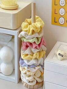 3pcs Wooden Hair Accessory Organizer Rack, Headband, Hair Tie, Hair Clip, Jewelry Display Stand, Suitable For Stylists, Home Decor, Hair Accessories And Jewelry Display, Ideal For Stylists, Gender Reveal Parties, Birthdays, Weddings, Parties, Perfect Gift For Coworkers, Friends And Family, Back To School Essential