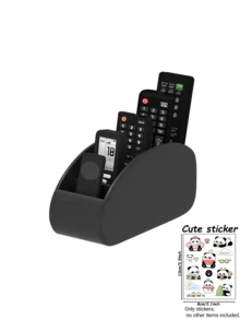 5-Slot Remote Control Organizer Box - Fits TV/DVR/Cable Box, Space Saving For Living Room, Home Office, Bedroom - Holds 1, 2, 3, 4, 5 Remotes - Also Works As Desktop Organizer For Glasses, Pens, Media Players And Remotes, Classic Design, Sturdy Construction, Great For Office, Christmas Gift, Valentine's Day Gift Or Holiday Gift