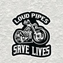 Loud Motorcycle Safety Stickers, Motorcycle Vinyl Stickers Suitable For Laptops, Tablets, Water Bottles, Phone Accessories, Cups, Car Walls & Windows, Helmets