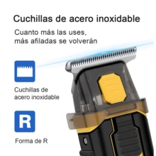 Cortapelo eléctrico recargable, cortapelo inalámbrico, carga USB con ajuste multiposición, cuchillas afiladas, apto para uso doméstico y profesional. - Multicolor - Ver 10