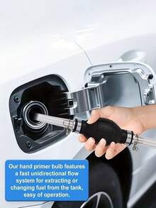 手动燃油泵管路，手动燃油泵球，适用于汽车、船舶、游艇发动机，手动燃油泵配件，船用燃油泵球，舷外机燃油手动泵球，L型管路，手动黑色橡胶燃油输送真空泵，适用于汽油、水 - 彩色 - 查看 2