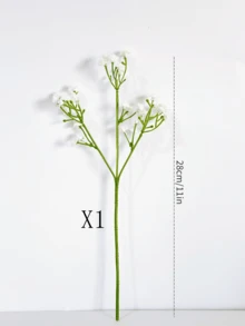 1pc/3pcs/6pcs/12pcs Artificial Baby's Breath Flower Bouquet, Multi-Stem Design, 28cm Realistic Floral Decor, Suitable For Wedding, Valentine's Day, Birthday, Anniversary, Home, Desk, Bedroom, Bathroom, Room Decoration, Autumn - Multicolor - View 10