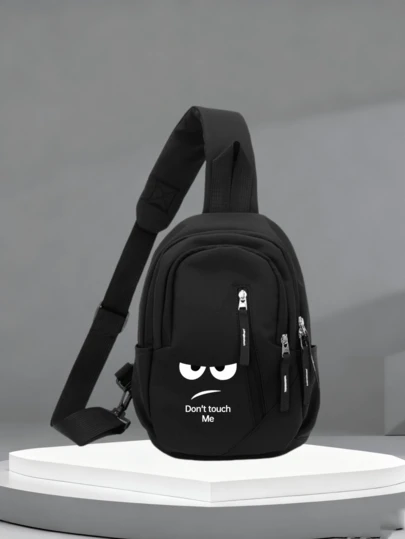 Myco Bolso bandolera pequeño casual y de negocios, ligero, con patrón de letras casual, adecuado para adolescentes, mujeres, estudiantes universitarios, jóvenes profesionales y trabajadores de oficina para uso diario. Perfecto para la oficina, la universidad, el trabajo, los negocios, los desplazamientos, al aire libre, los viajes, las excursiones, y también un regalo ideal para volver al colegio o la Navidad.