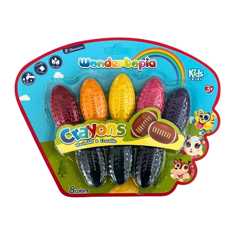 Set de Crayolas de Colores Intensos y Duraderos – Trazos Suaves, Fáciles de Usar y Resistentes a la Rotura, Perfectas para Dibujar, Colorear y Dar Vida a Cada Creación Artística con Tonos Brillantes y Uniformes - Multicolor - Ver 1
