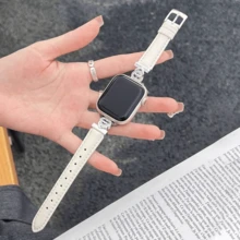 This Genuine Leather Watch Band Is Compatible With 38/40/41/42/44/45/46/49mm Watch Cases, And Also Compatible With Ultra/SE11/10/9/8/7/6/5/4/3/2/1 Model Watches.