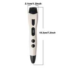 1 Set New 3D Printing Pen With Carrying Bag, Filament, User Manual, 3-Speed Adjustable, Suitable For DIY Crafters