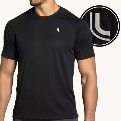 Camiseta Esportiva Lupo Básica Masculina Academia Dry Macia Camisa Confortável