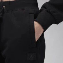 耐克女子抓绒裤 FV7060-010 - 黑/灰 - 查看 4