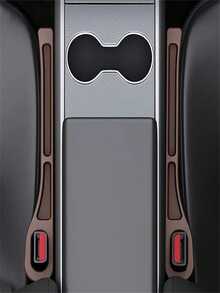 2 件装汽车座椅缝隙储物盒,采用防摔防漏双槽设计,耐磨降噪,可收纳手机、钥匙、硬币、太阳镜和小配件,是保持车内整洁的优质内饰配件,通用尺寸,适用于大多数车型,节省空间,结构坚固,防滑垫设计,安装简便,方便整理线缆,保持仪表盘整洁,方便驾驶员收纳物品,可放置在杯架区域,是理想的节日礼物和实用旅行必备品。 - 彩色 - 查看 3