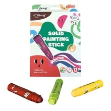 Set de Crayolas de Colores Intensos y Duraderos – Trazos Suaves, Fáciles de Usar y Resistentes a la Rotura, Perfectas para Dibujar, Colorear y Dar Vida a Cada Creación Artística con Tonos Brillantes y Uniformes - Multicolor - Ver 4