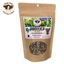 Witchy Pooh's Angelica Tea - Cut & Sifted Root, Holy Ghost, Caffeine Free - 3oz - Xem 4