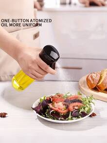 1pc Precision Oil Mister Spray Bottle For Grilling & Baking | Evenly Coats Grills & Pans For Low-Fat Cooking | Heat-Resistant PP, Easy-Clean Design