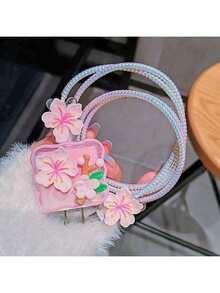 Minimalist Floral Charging Protector Case, Suitable For Apple 14/13/16/15 Series Fast Charging Adapter, 20W Charger Protector Case, Ideal Gift