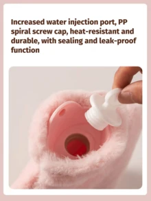 Cartoon Plush Water Filling Hot Water Bottle Cute Thick Warm Handbag Water Filling Hot Water Bag, Women's Valentine's Day, Christmas Gift Birthday Boyfriend Girlfriend