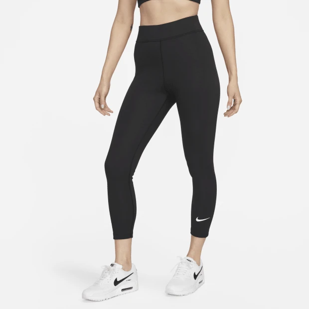 Nike 女款 NSW NK CLSC HR 78 紧身裤 DV7790-010 - 黑/灰 - 查看 1